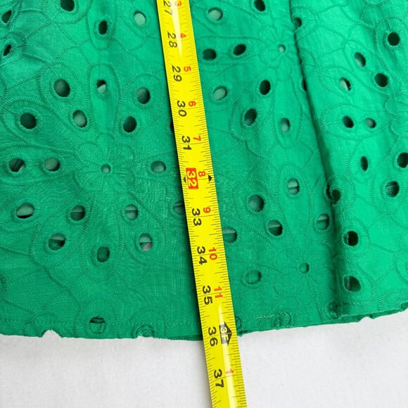R.N Studio By Ronni Women's Pullover Lined Green Eyelet Dress Size XS NWT $89.00 - Picture 13 of 13